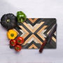 Hermia Tabla de Cortar de Vidrio Templado 30 x 40 cm Multicolor